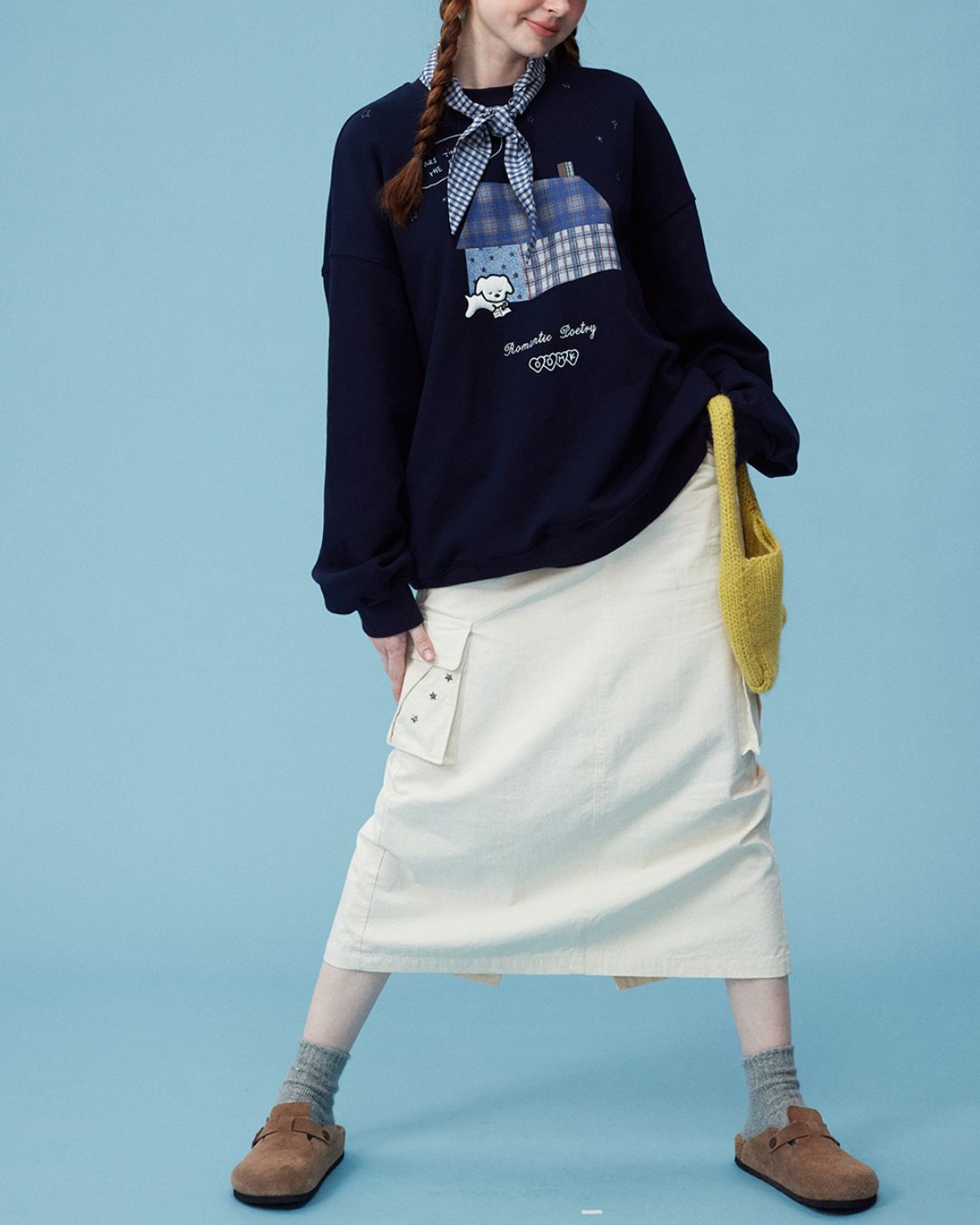 Star Studded Midi Skirt　SK001