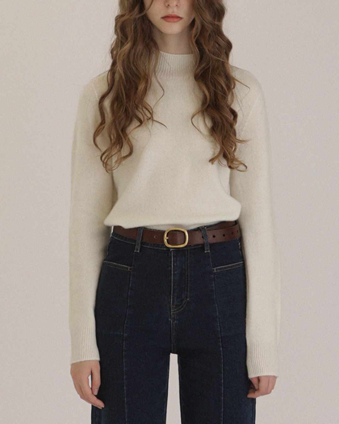 Bottleneck Wool Knit　KN030