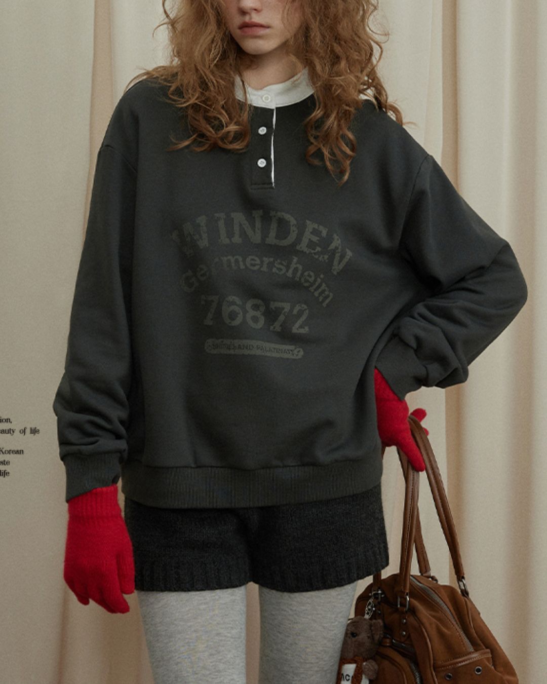 Vintage Logo Fake Layered Sweat　SW007