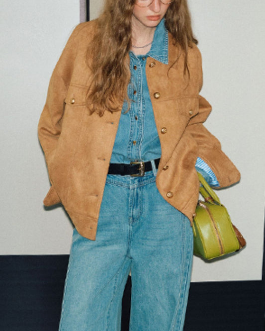 Classic Suede Jacket　JK039