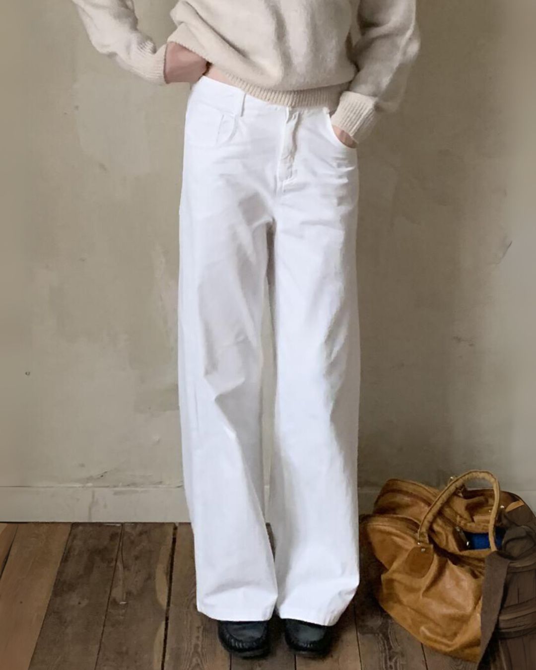 Basic Straight Wide Pants　PT003