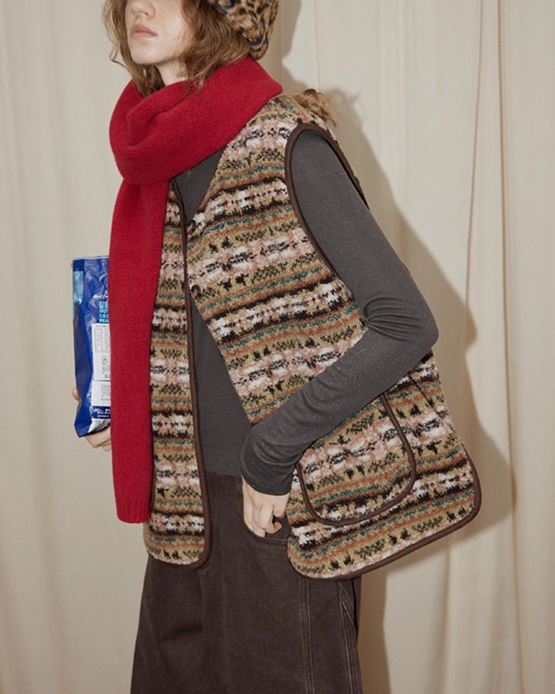 Fleece Reversible Vest　VT008