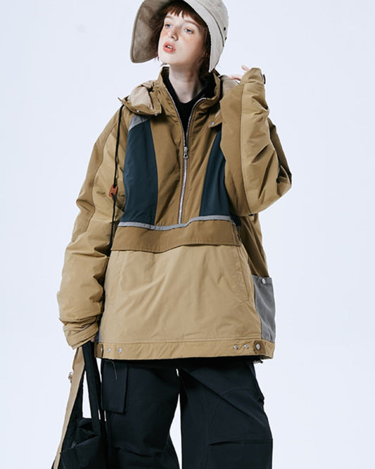 Half-zip Padded Pullover Jacket　JK074