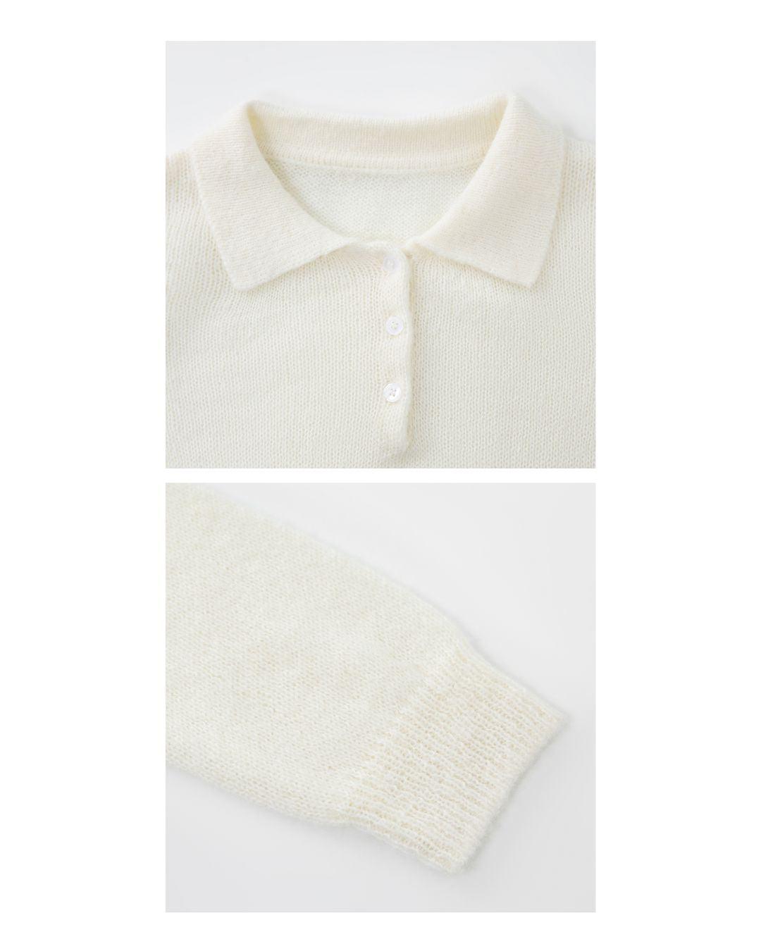 Soft Polo Knit ＆ U-neck Vest　KN023