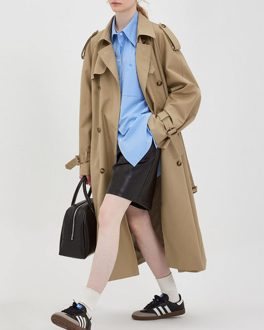 Double-breasted Trench Coat　CT006