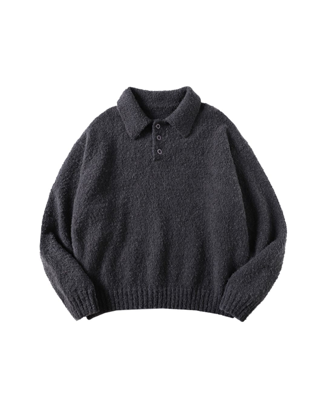 Boucle Polo Collar Knit　KN013