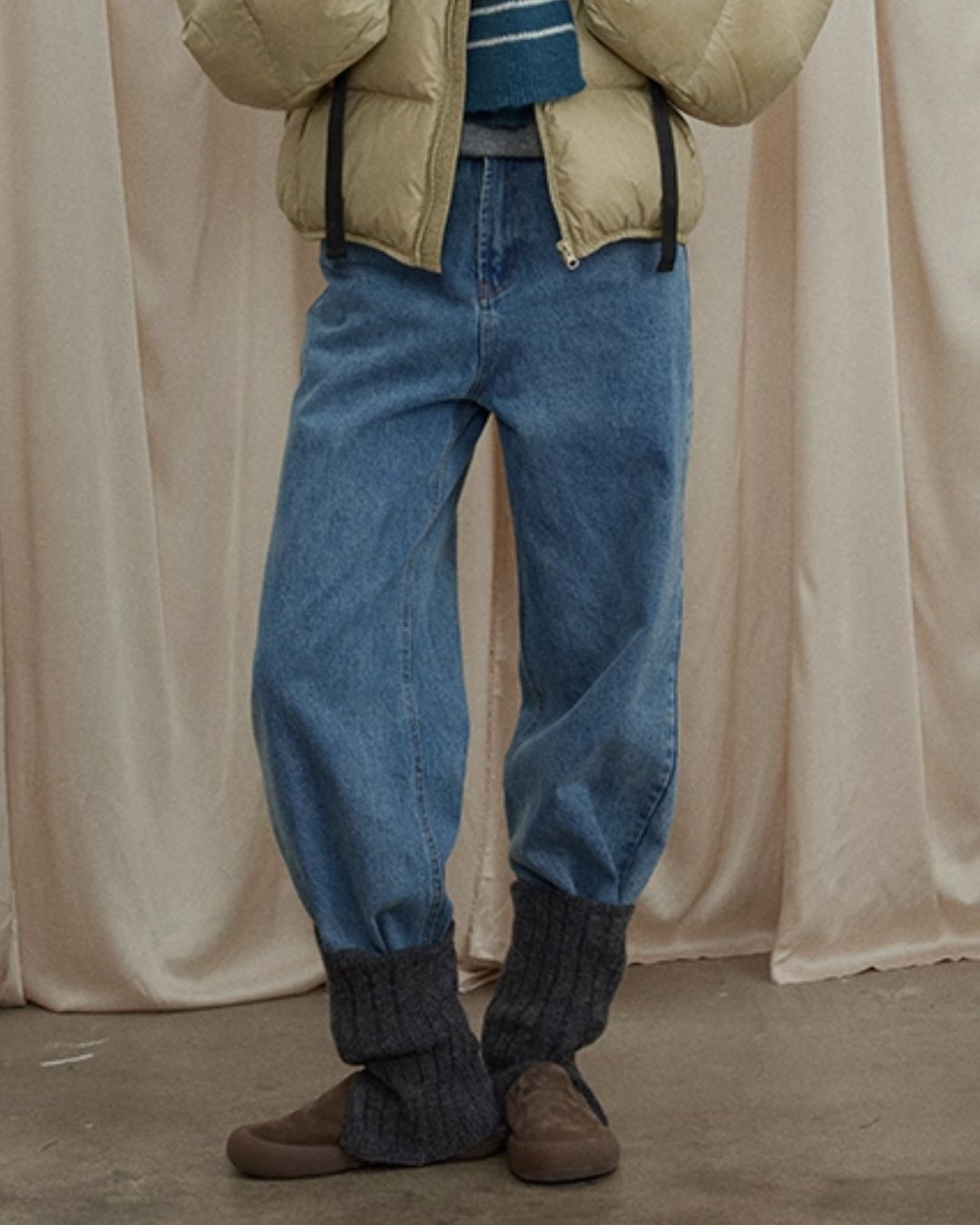 Loose Fit Straight Jeans　DP012