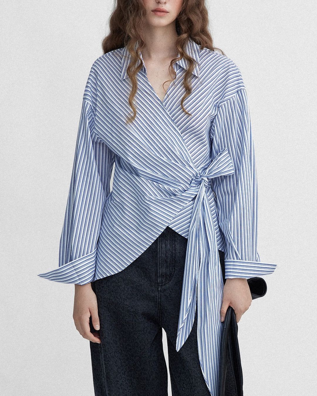 Skipper Wrap Striped Shirt　LS020