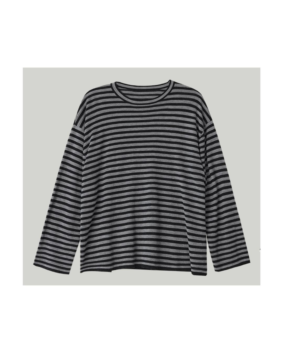 Striped Knit T-shirt　KN018