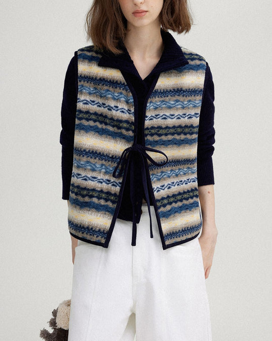 Velvet Ribbon Vintage Vest　VT002