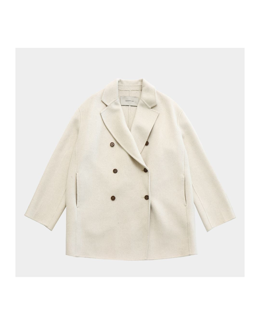 Woolly Double-breasted Coat　CT003