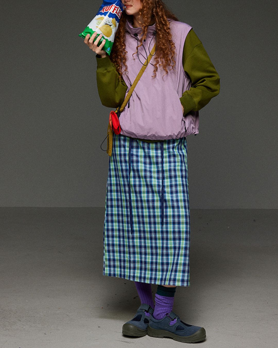 Detachable Hooded Half-zip Vest　VT006