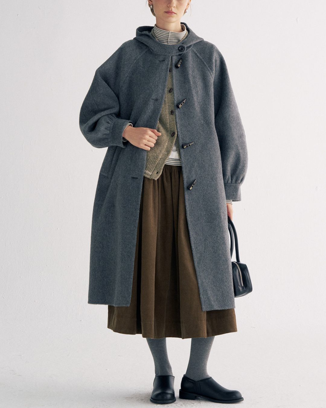 Double-faced Duffle Long Coat　CT030