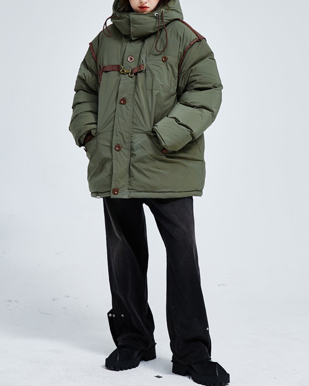 White Duck Down Work Jacket　JK073