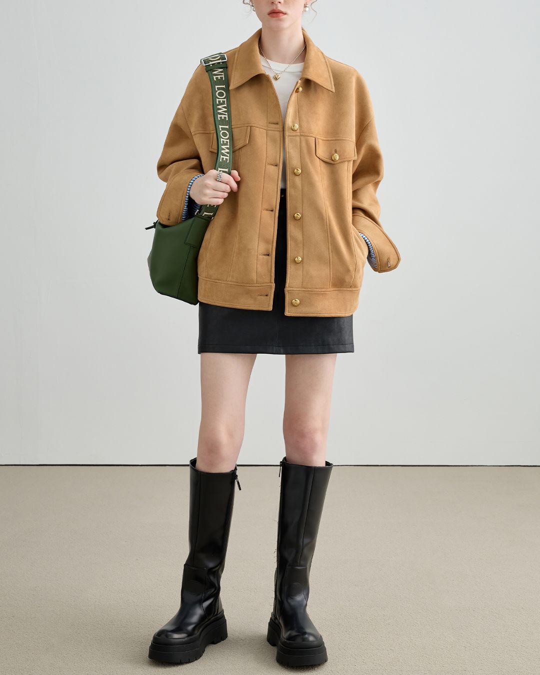 Classic Suede Jacket　JK039