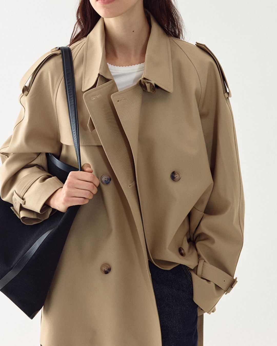 Double-breasted Trench Coat　CT006