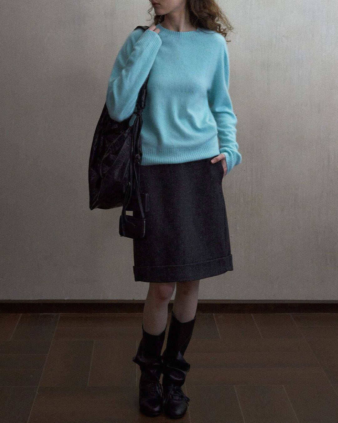 Soft Wool Knit Pullover　KN108