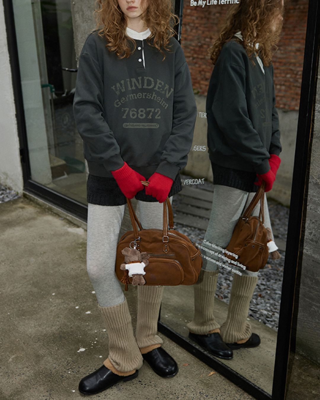 Vintage Logo Fake Layered Sweat　SW007