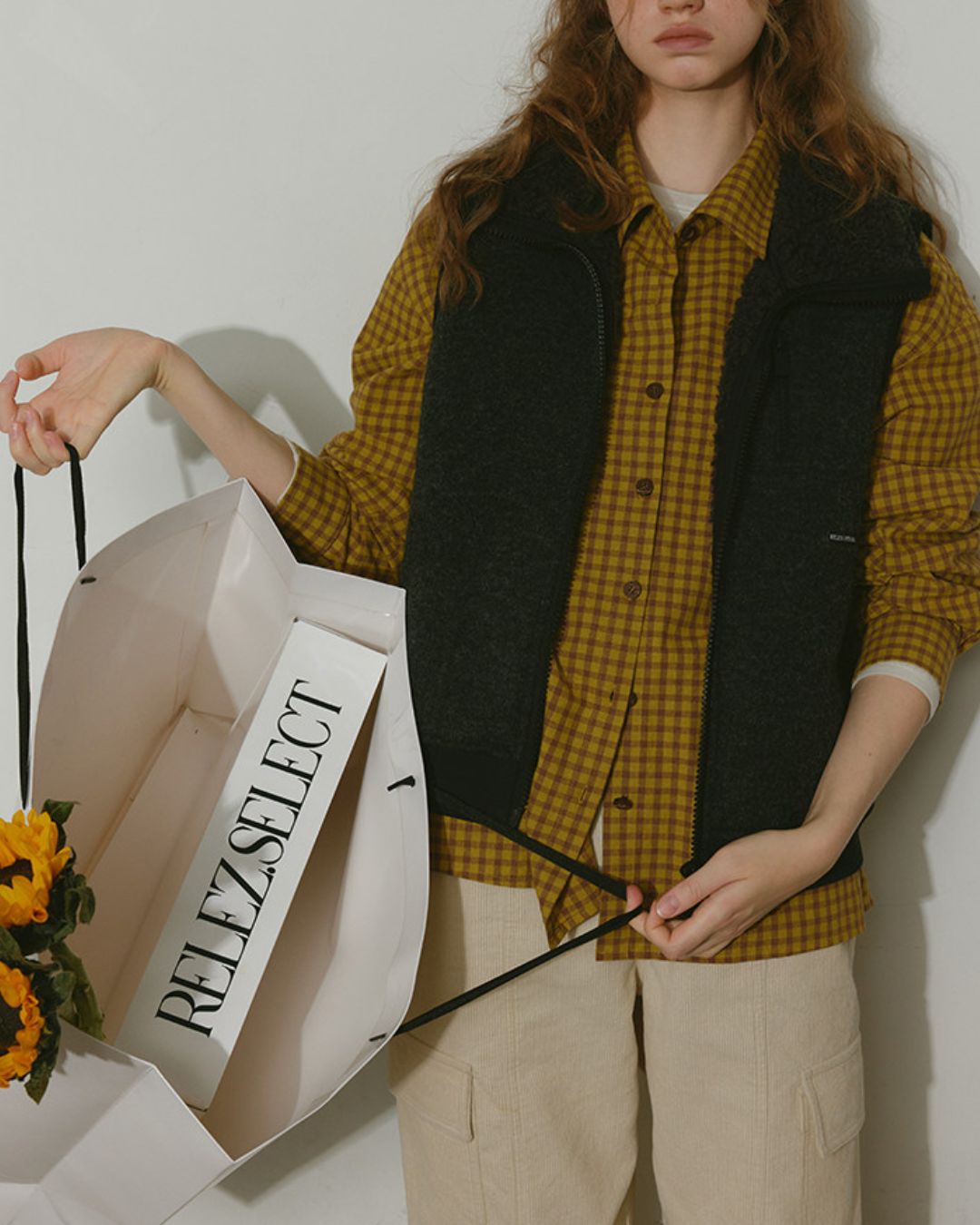 Relaxed Check Shirt　LS046