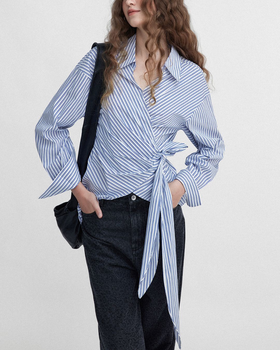 Skipper Wrap Striped Shirt　LS020
