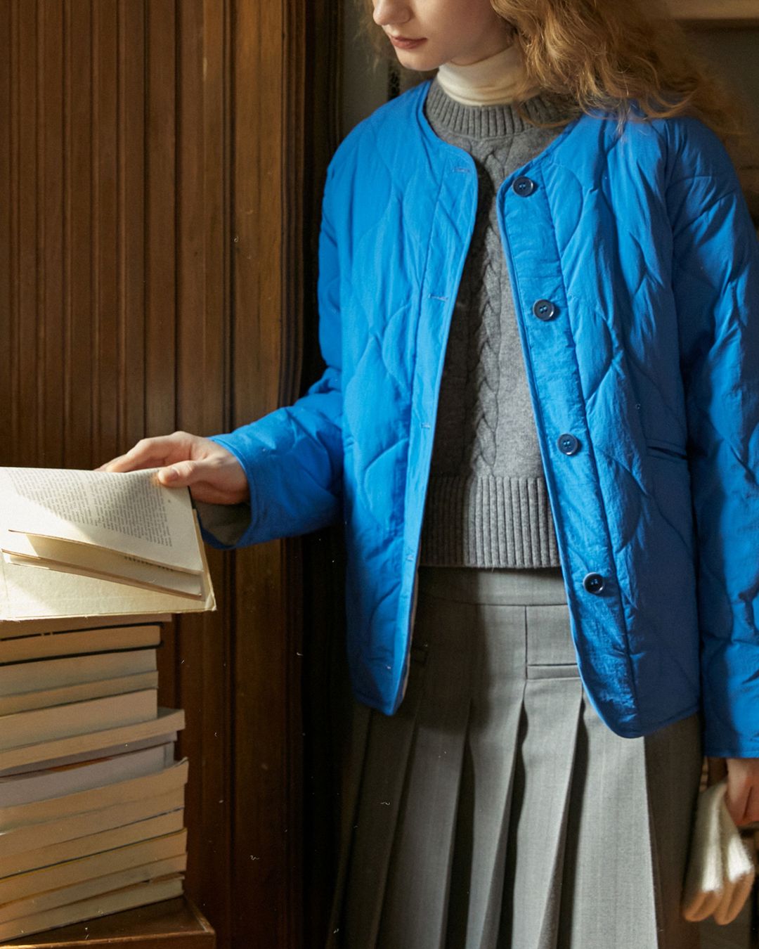 Braided Wool Knit Vest　VT007