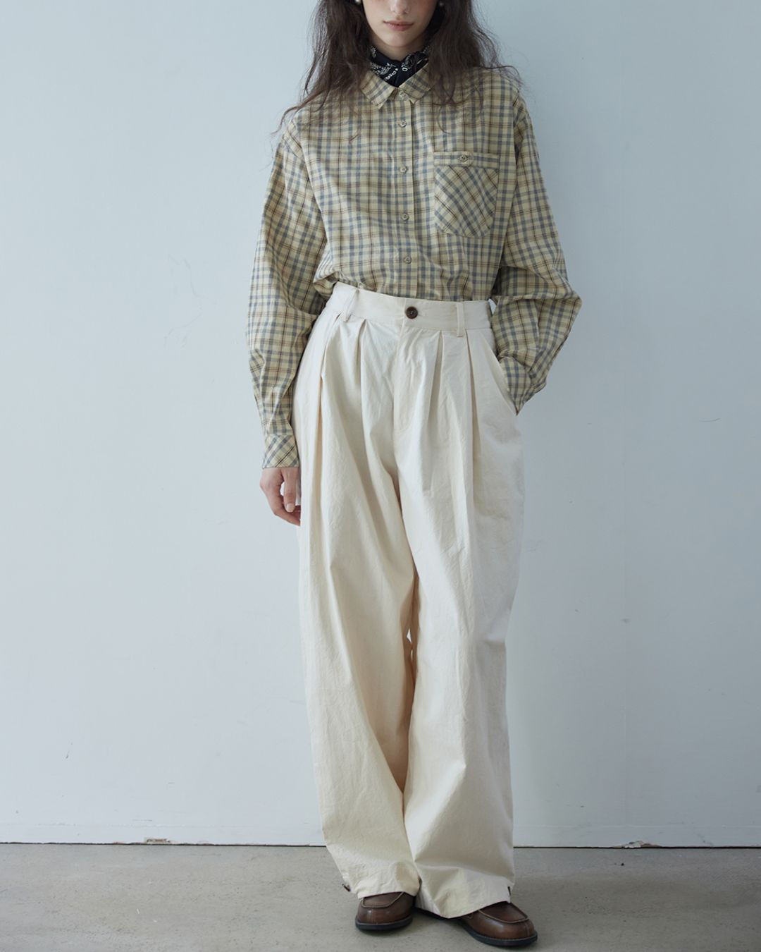 Retro Check Pocket Shirt　LS017