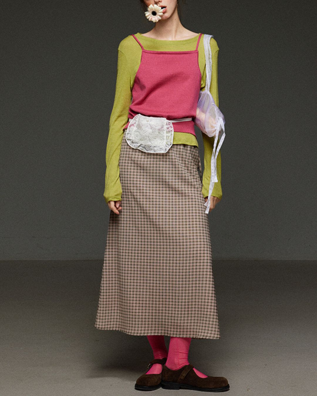 Back-open Camisole Knit Vest　KN033