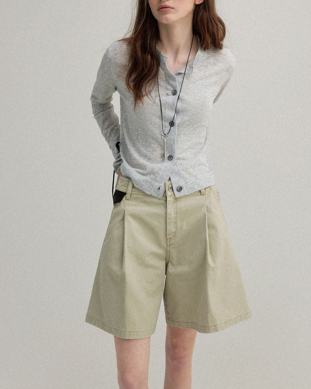 Long Sleeve Knit Cardigan　KN014