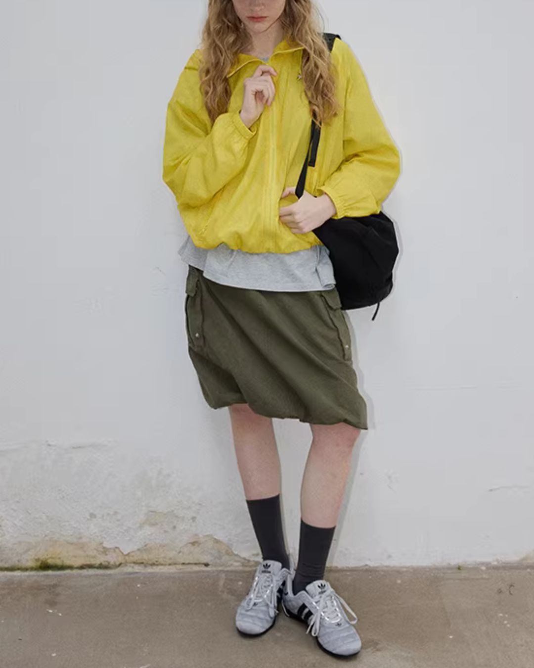 Nylon Short Hooded Jacket　JK092