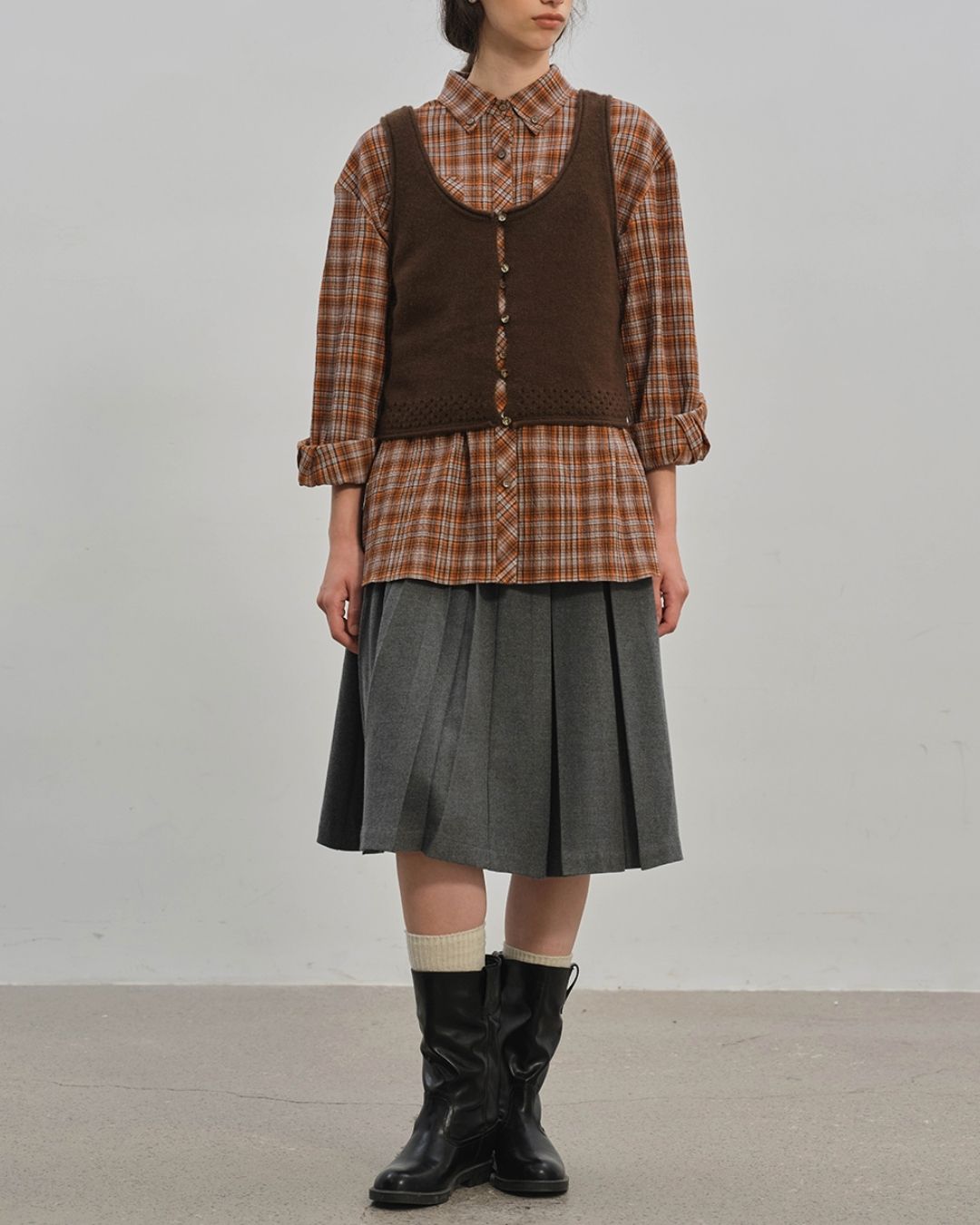 Front And Back 2-way Knit Vest　VT003