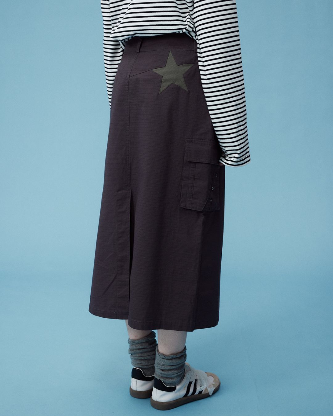Star Studded Midi Skirt　SK001