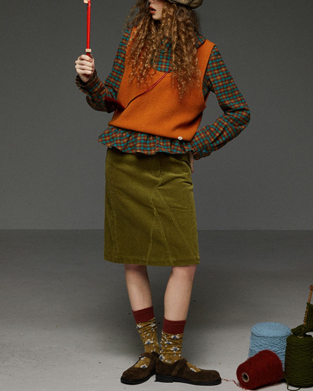 Front And Back 2-way Knit Vest　VT005