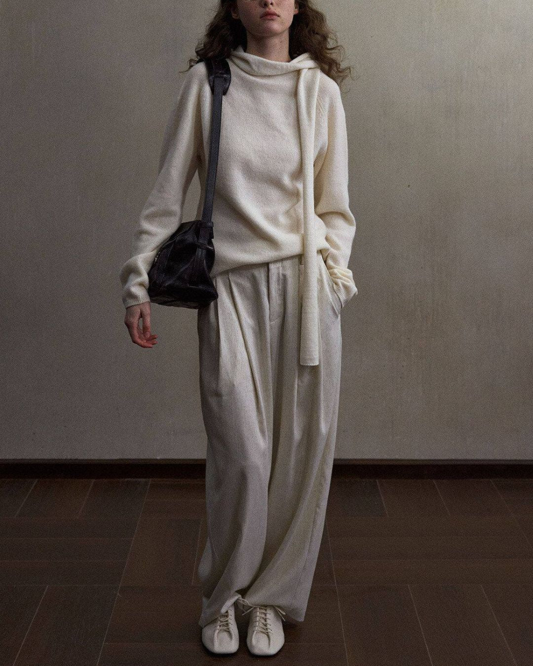 Basic Yak Wool Color Knit Pullover　KN109