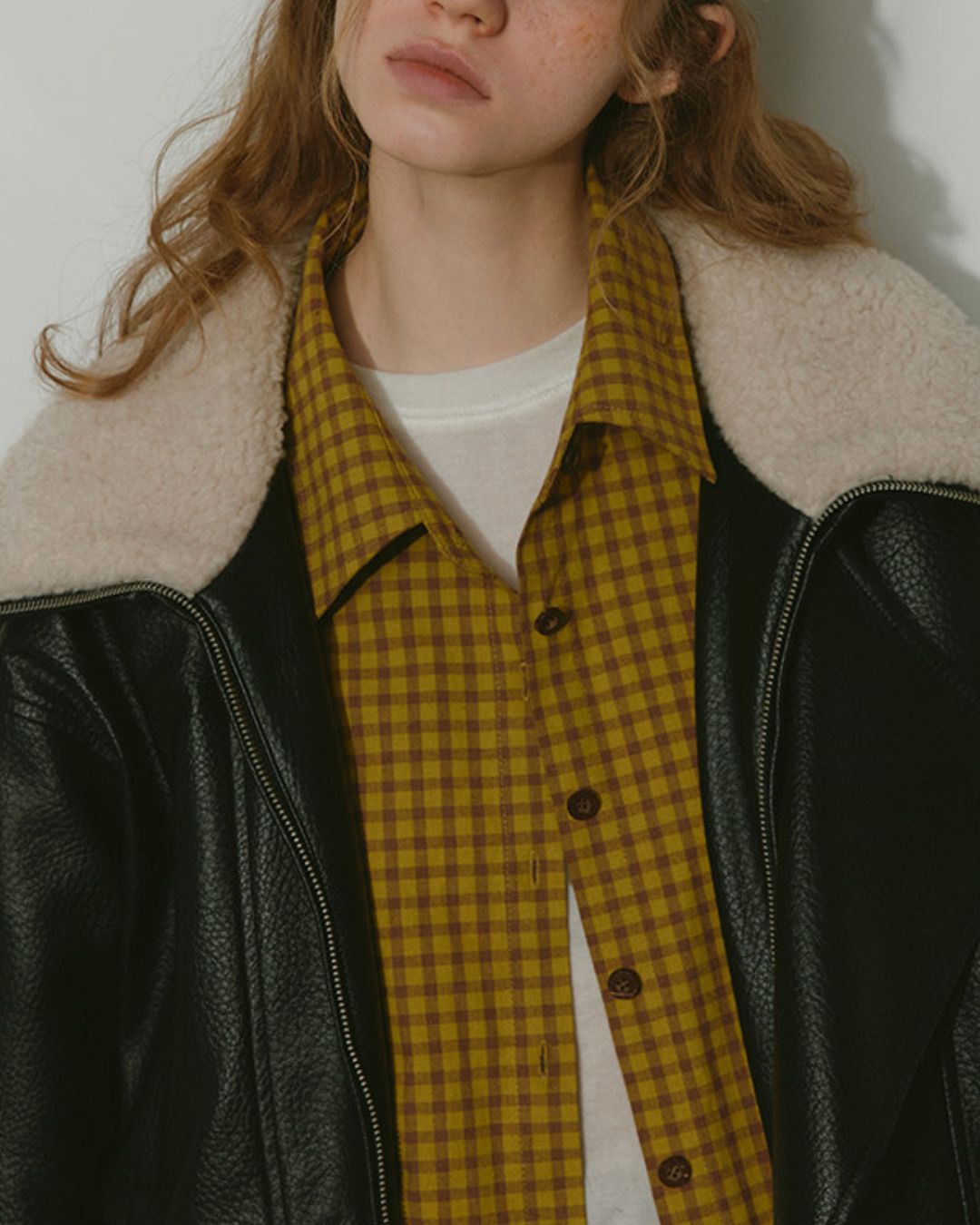 Relaxed Check Shirt　LS046