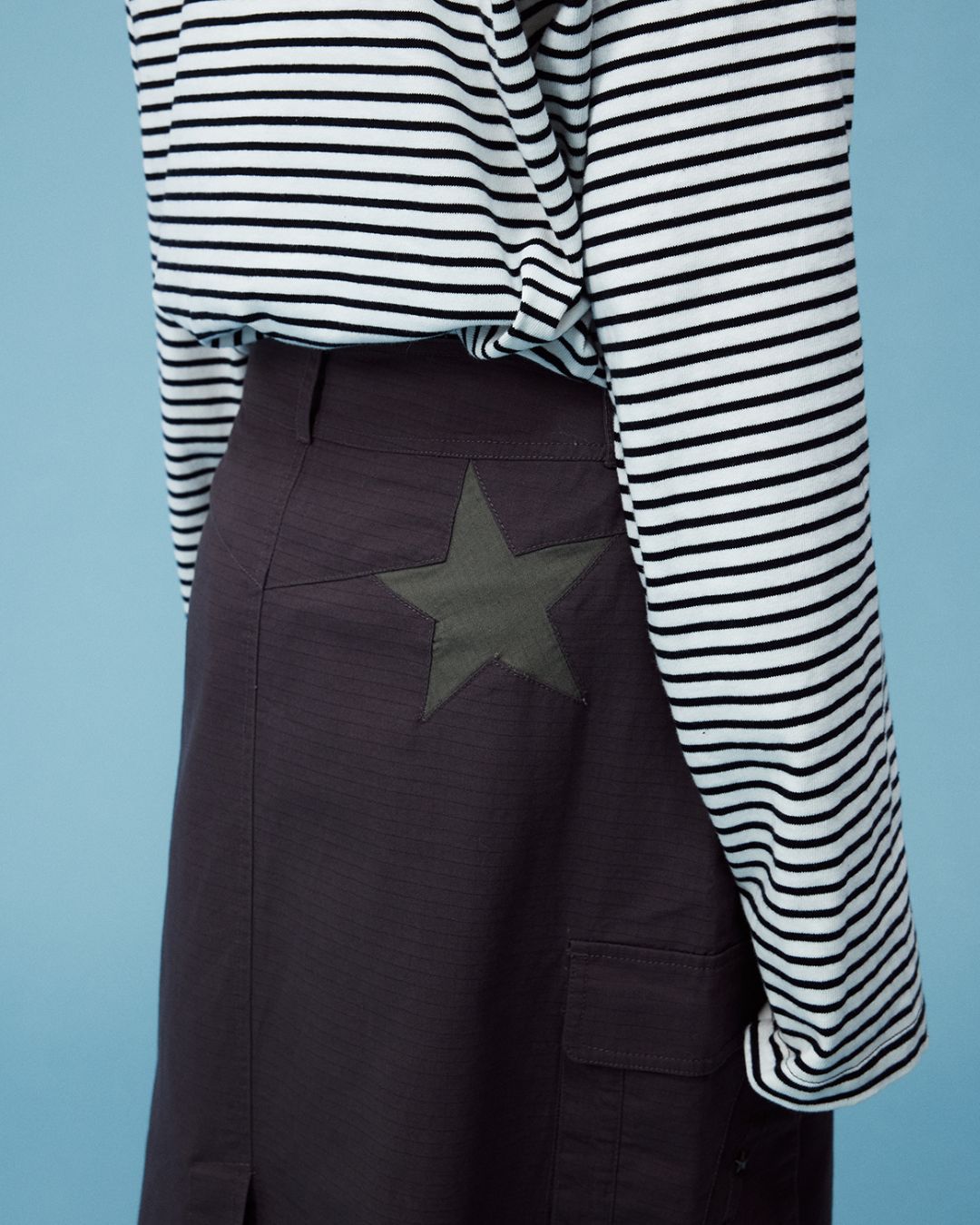 Star Studded Midi Skirt　SK001