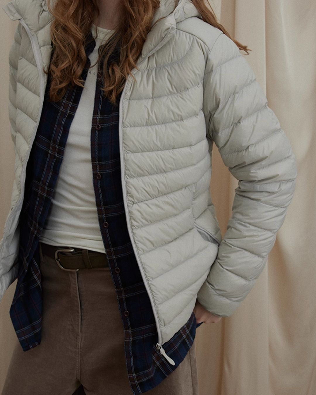 Lightweight Hooded Down Jacket　JK053