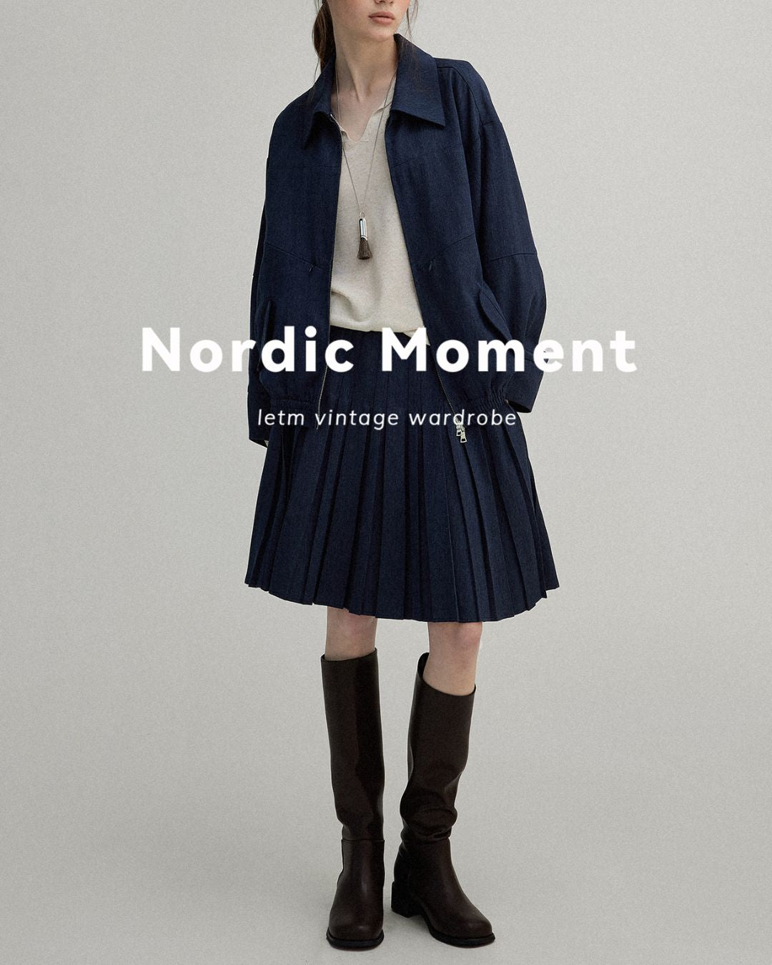 Natural Linen V-neck T-shirt　LT003