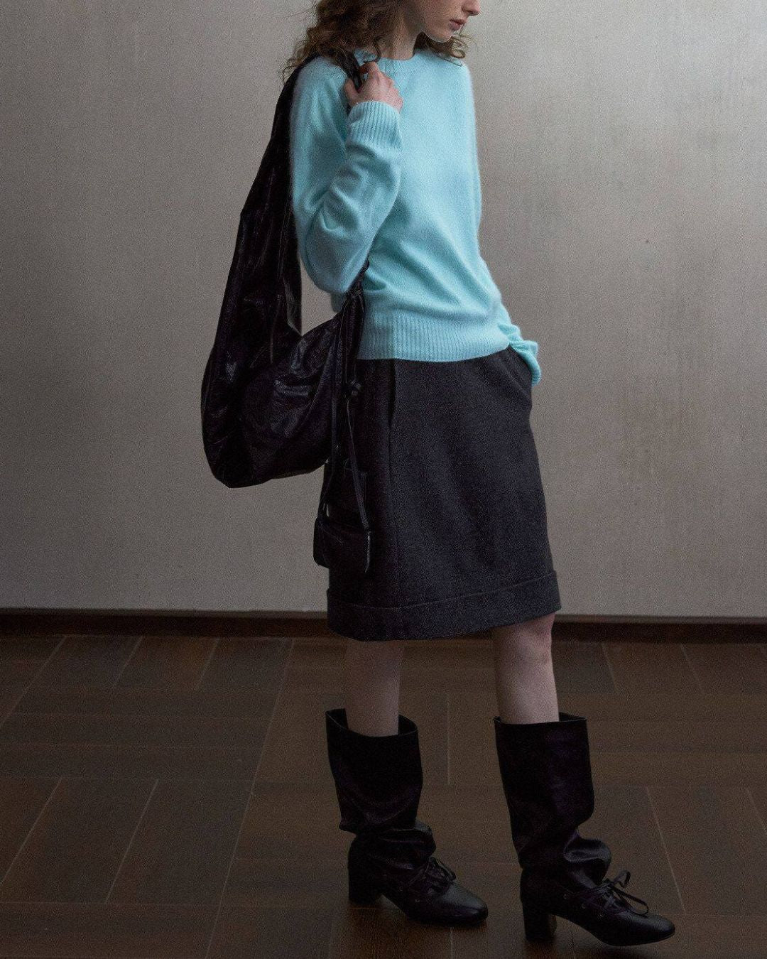 Soft Wool Knit Pullover　KN108