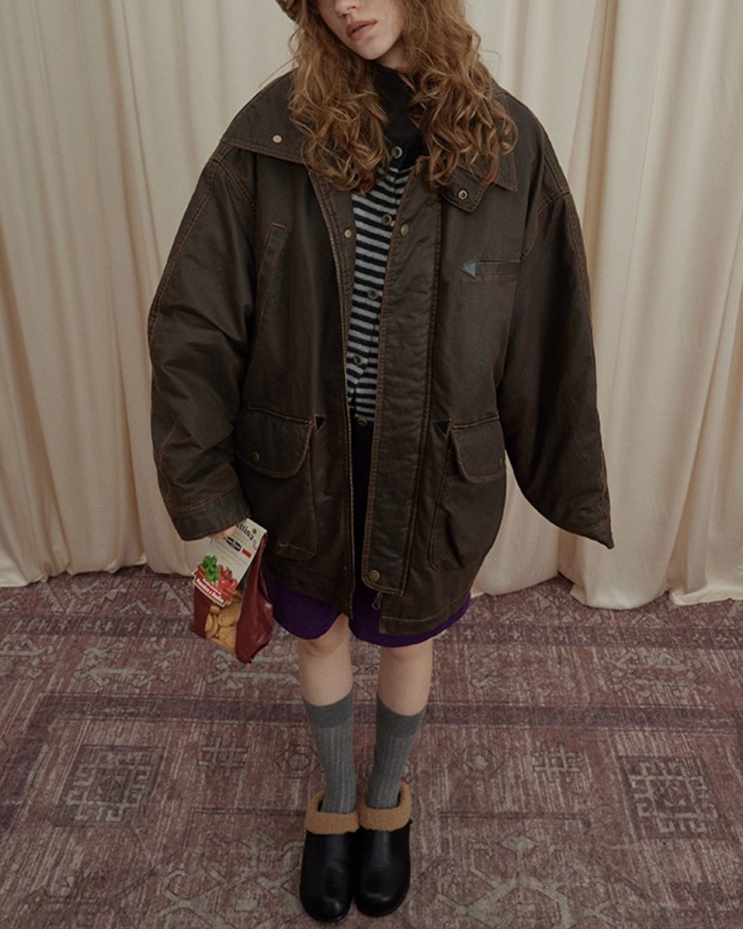 Retro Padded Work Jacket　JK046