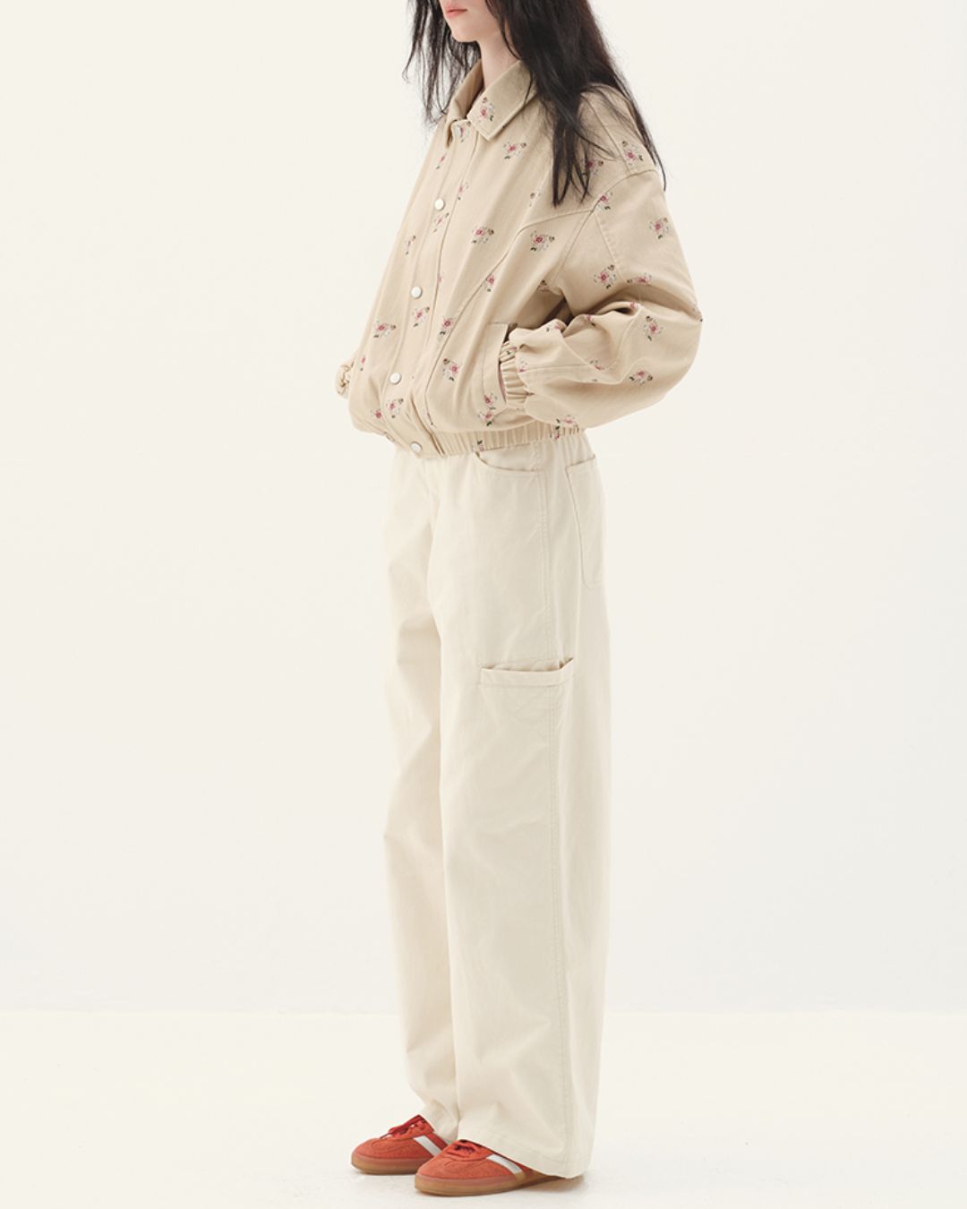 Cotton Straight Work Pants　PT006