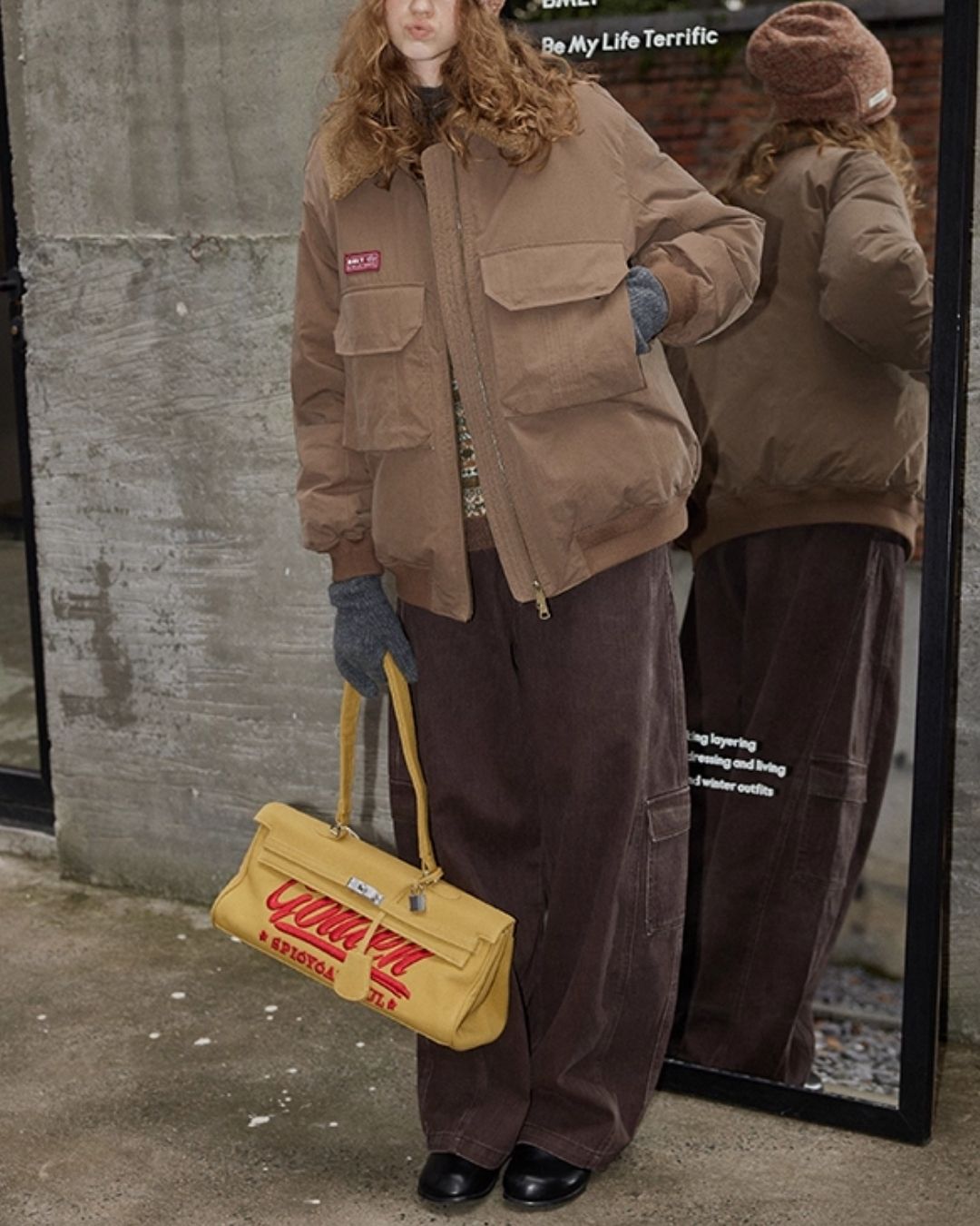 Work Denim Wide Pants　DP008