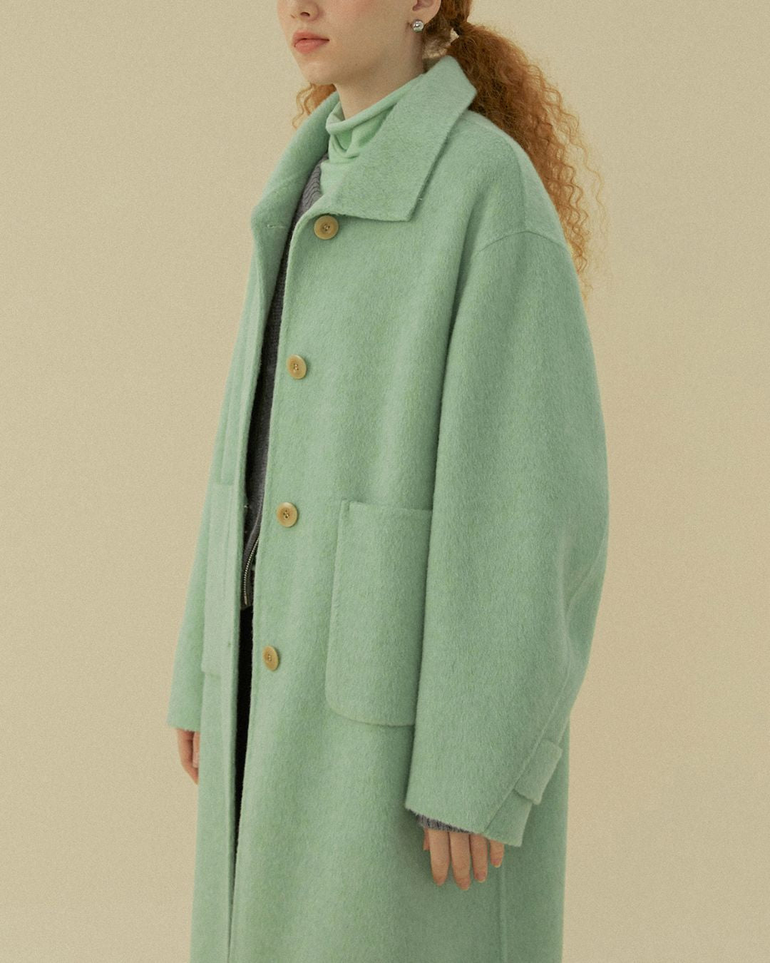 Double-faced Long Wool Coat　CT027