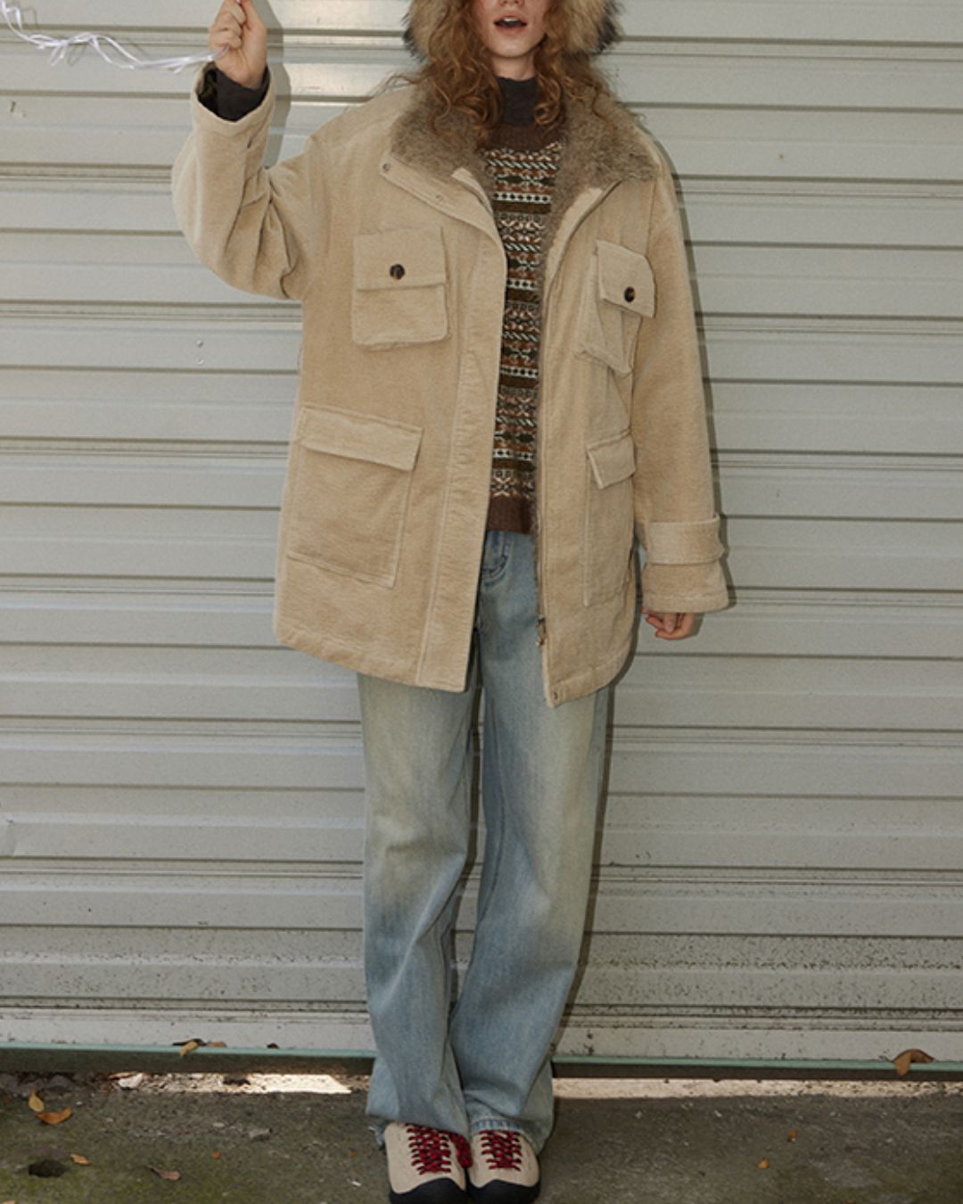 Washed Straight Denim Pants　DP009