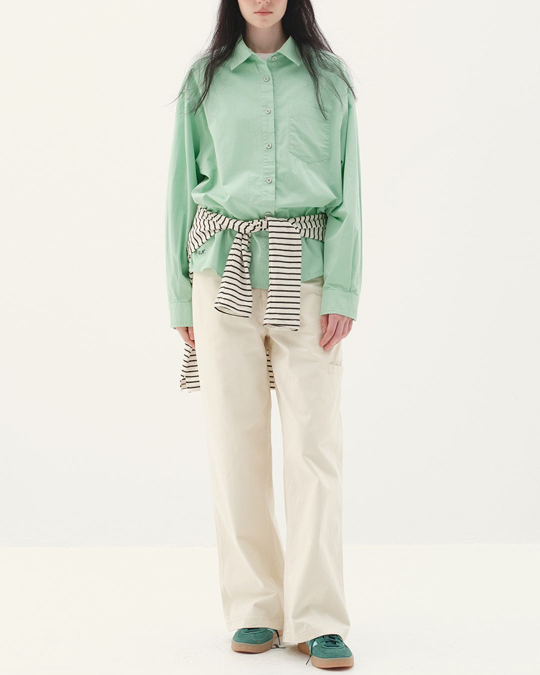 Cotton Straight Work Pants　PT006