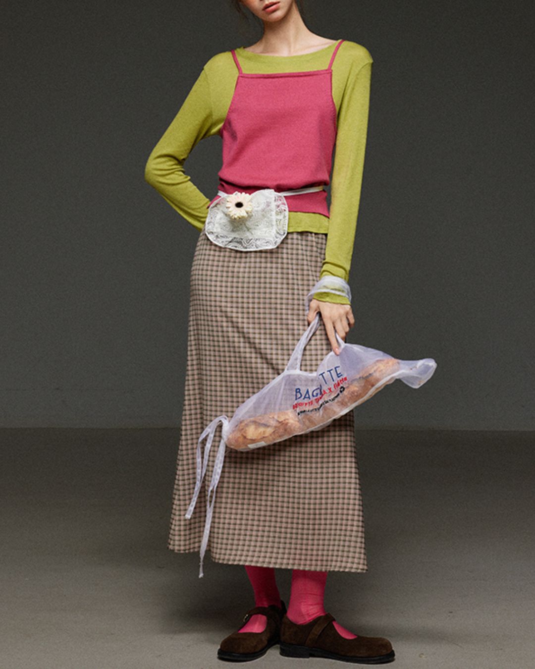 Back-open Camisole Knit Vest　KN033