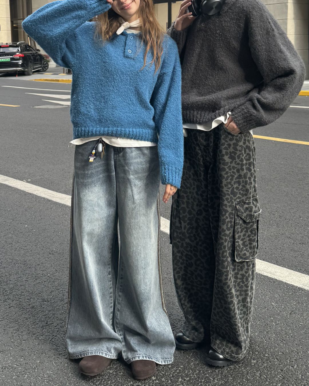 Boucle Polo Collar Knit　KN013