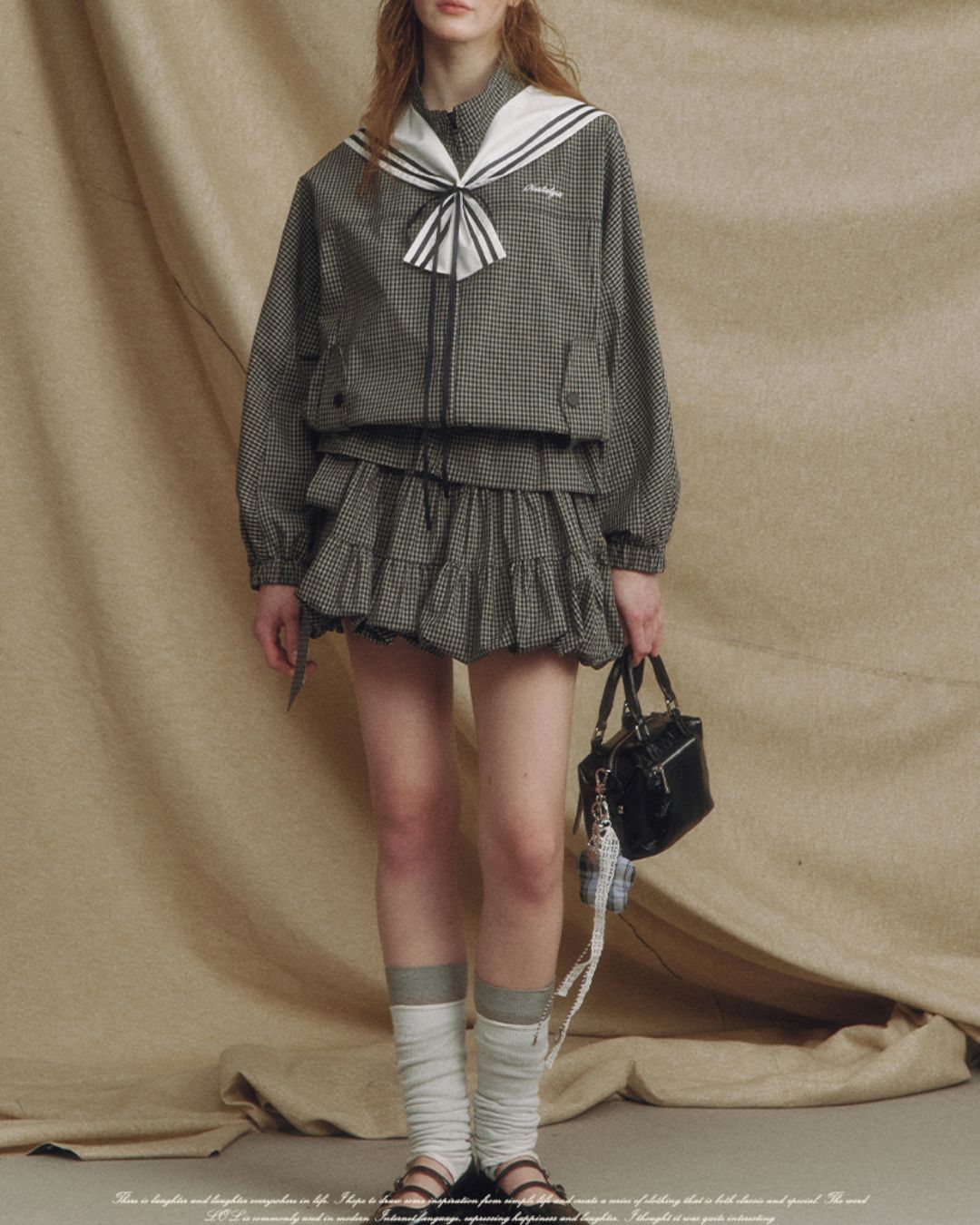 Detachable Sailor Collar Jacket　JK021