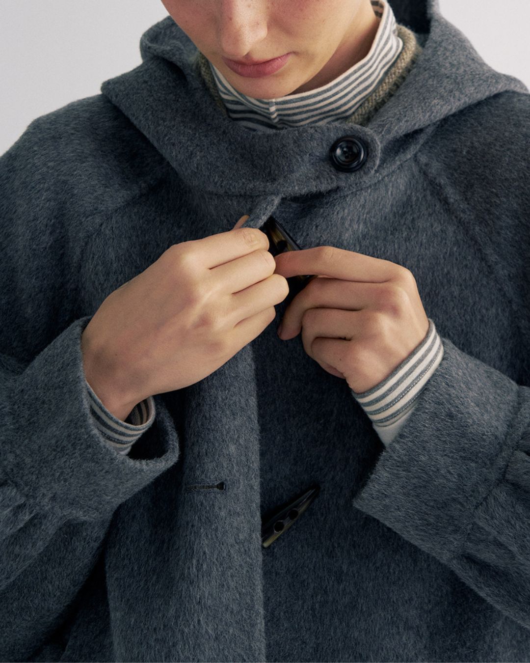 Double-faced Duffle Long Coat　CT030
