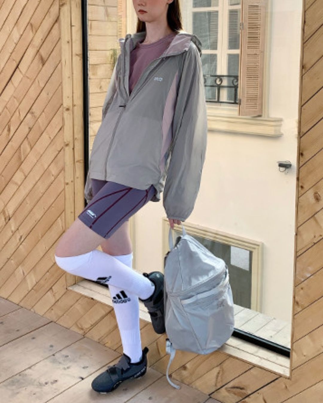 Color Block Fitness Shorts　SP002