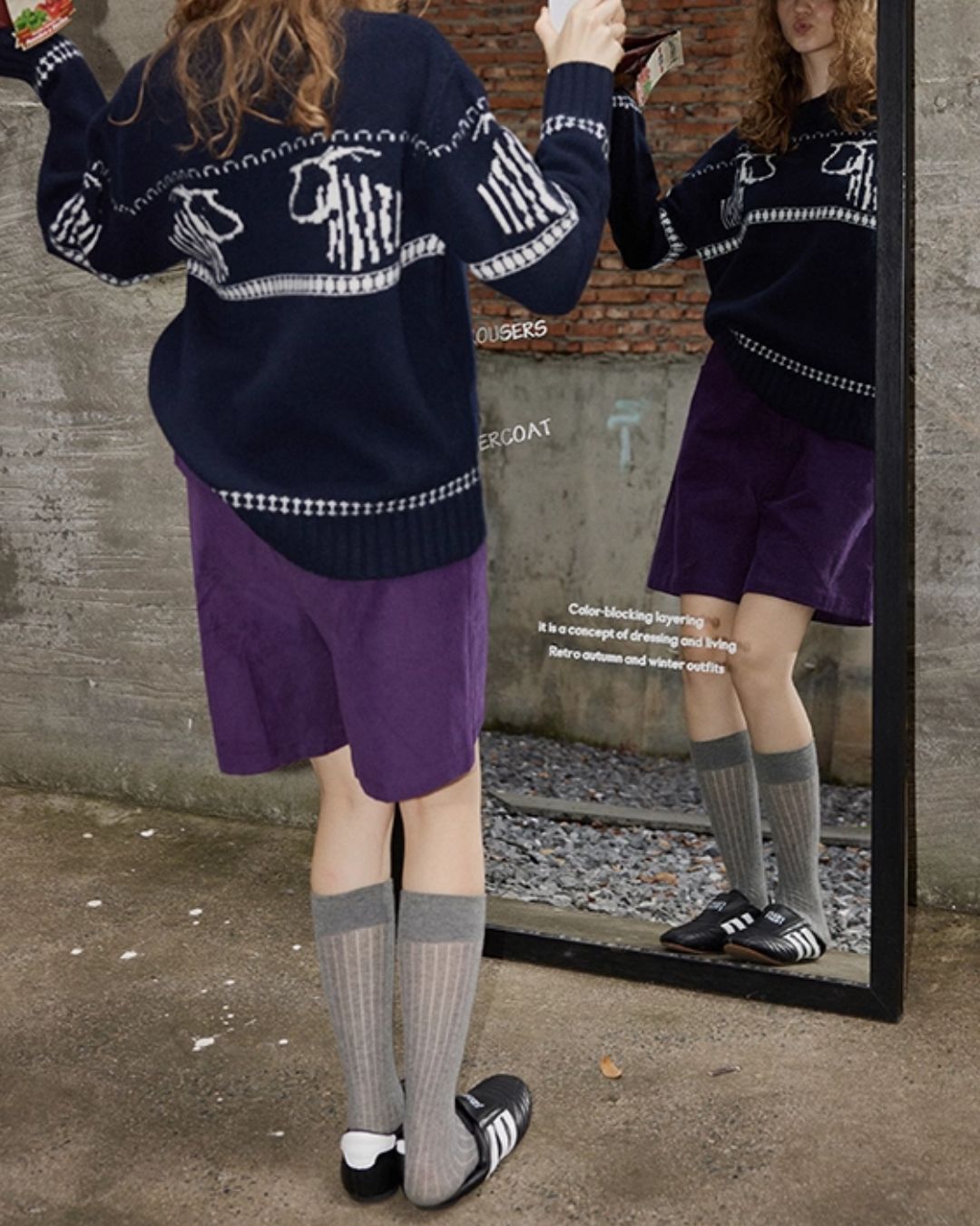 Wool Fair Isle Sweater　KN044